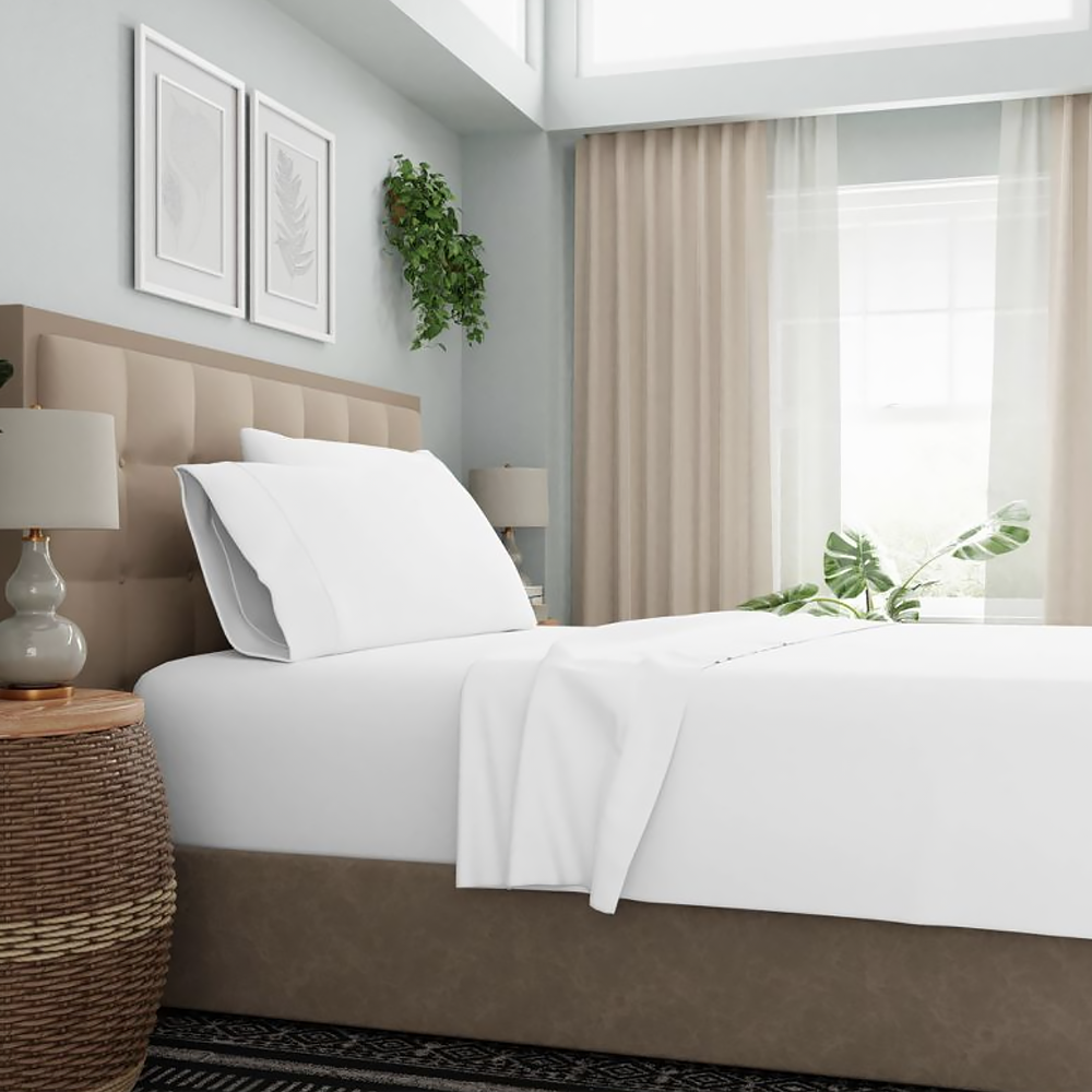 Color Sense 1200 Thread Count Cotton Rich Sateen Sheet Set