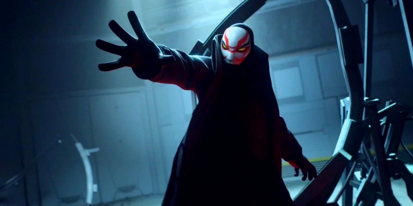 The villain Yokai gestures violently in Disney's Big Her 6.