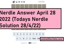 Quordle April 28 2022 Answer – Puzzle 94 (28/04/2022)