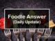 Foodle Answer June 8 2022