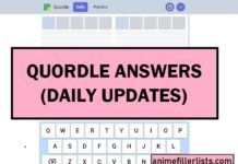 Quordle June 8 2022 Answer – Puzzle 135 (08/06/2022)