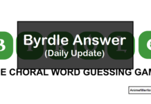 Byrdle Answer For July 16 2022 (What Is Today’s Byrdle Answer?)